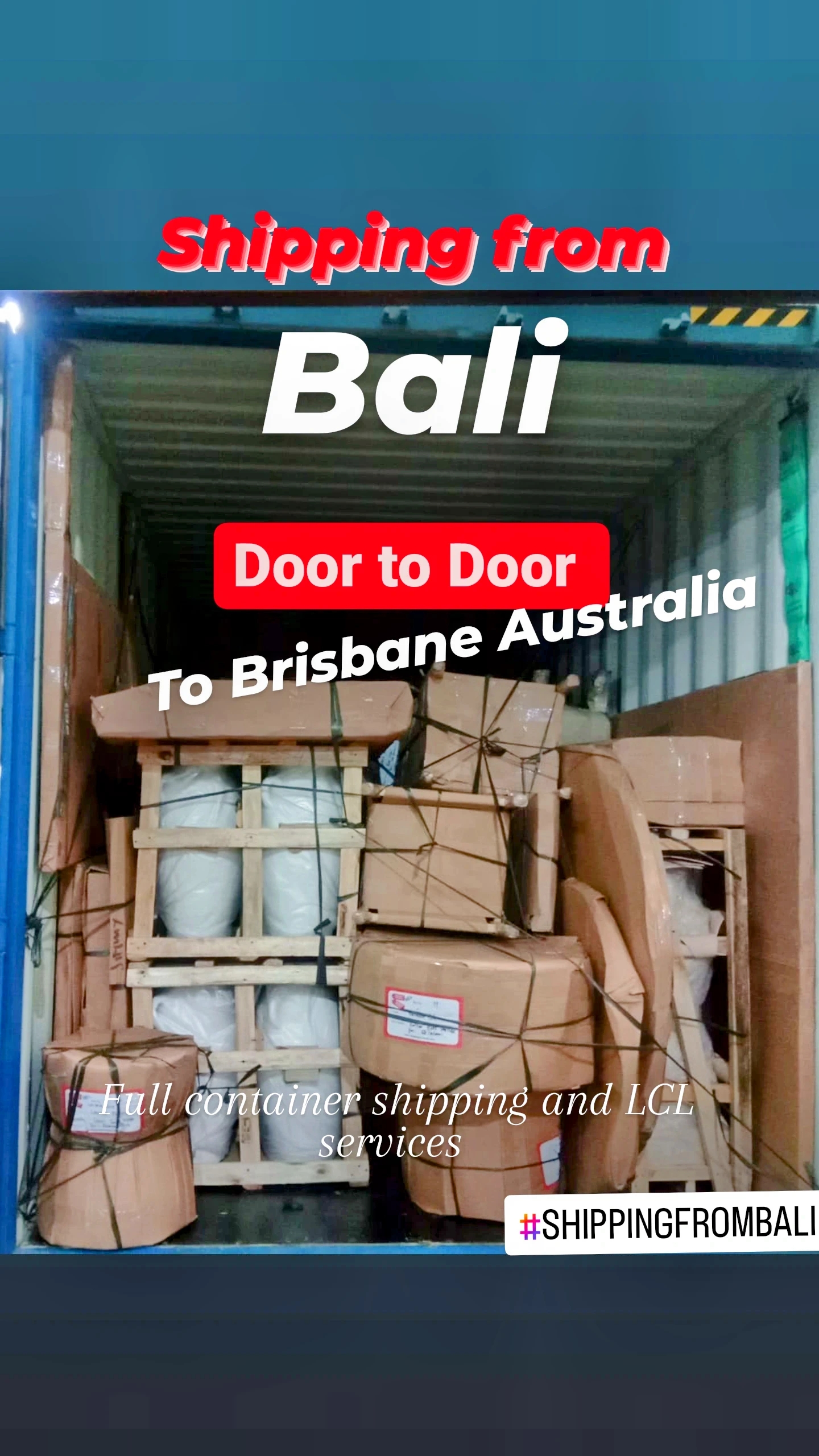 Shipping From Indonesia to Brisbane