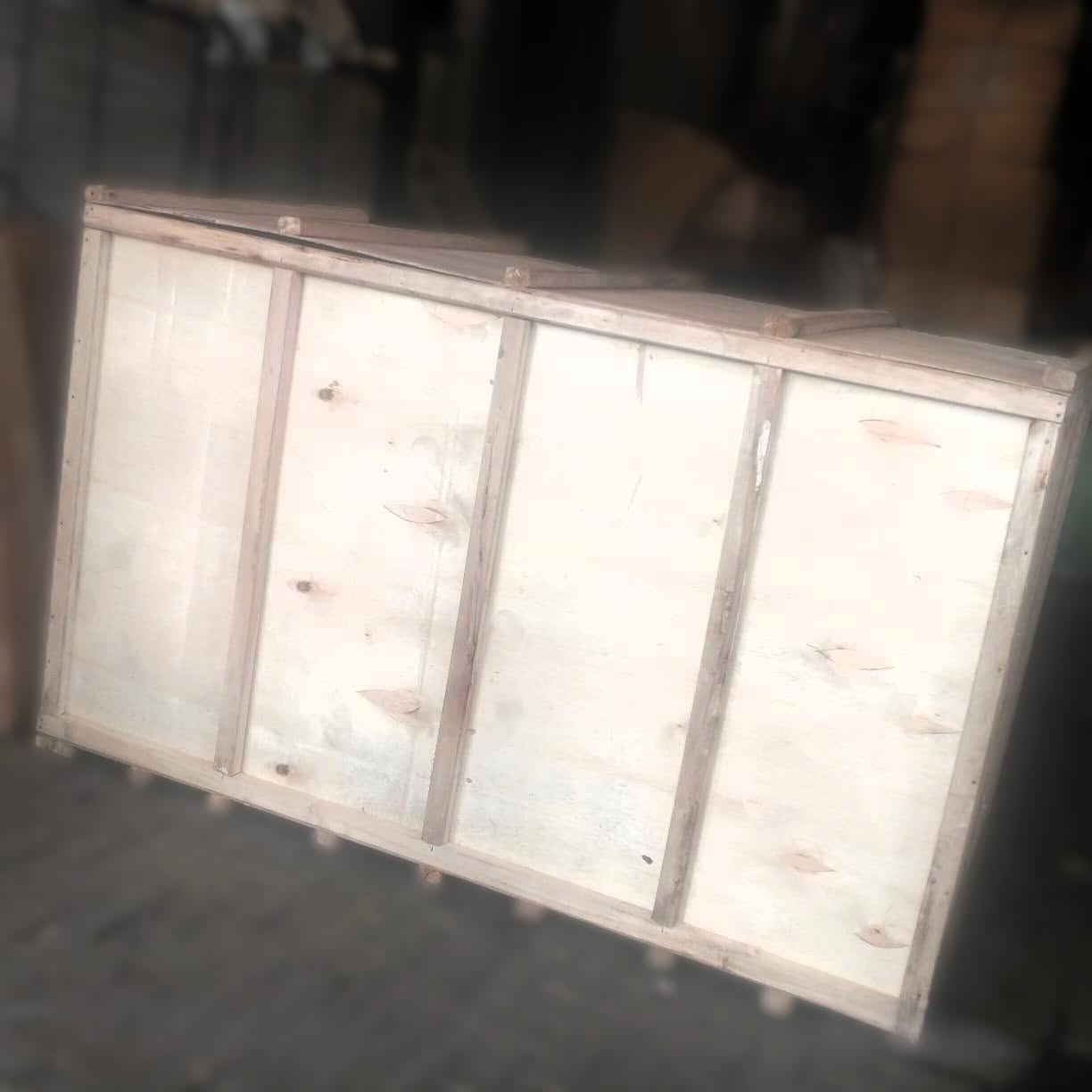 Crated personal effects for shipment from Bali to New Zealand